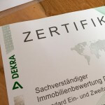 Zertifikat - von Lützow Immobilien - DEKRA Sachverständiger für Immobilienbewertung