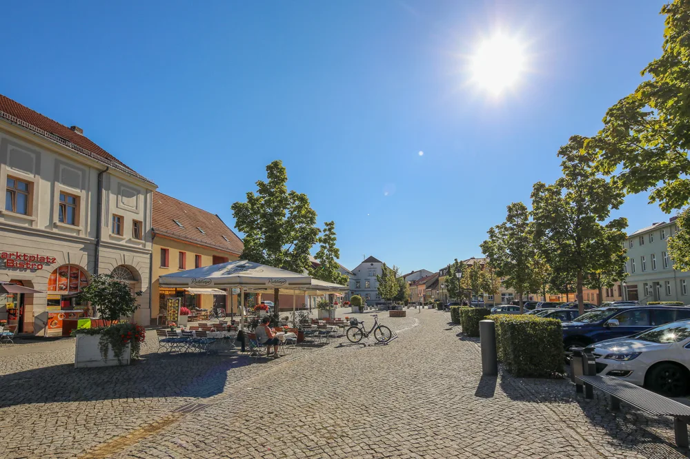 Blick auf den Marktplatz