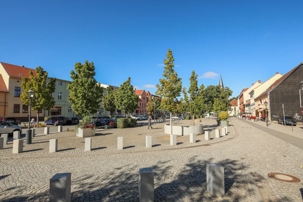 Blick auf den Marktplatz