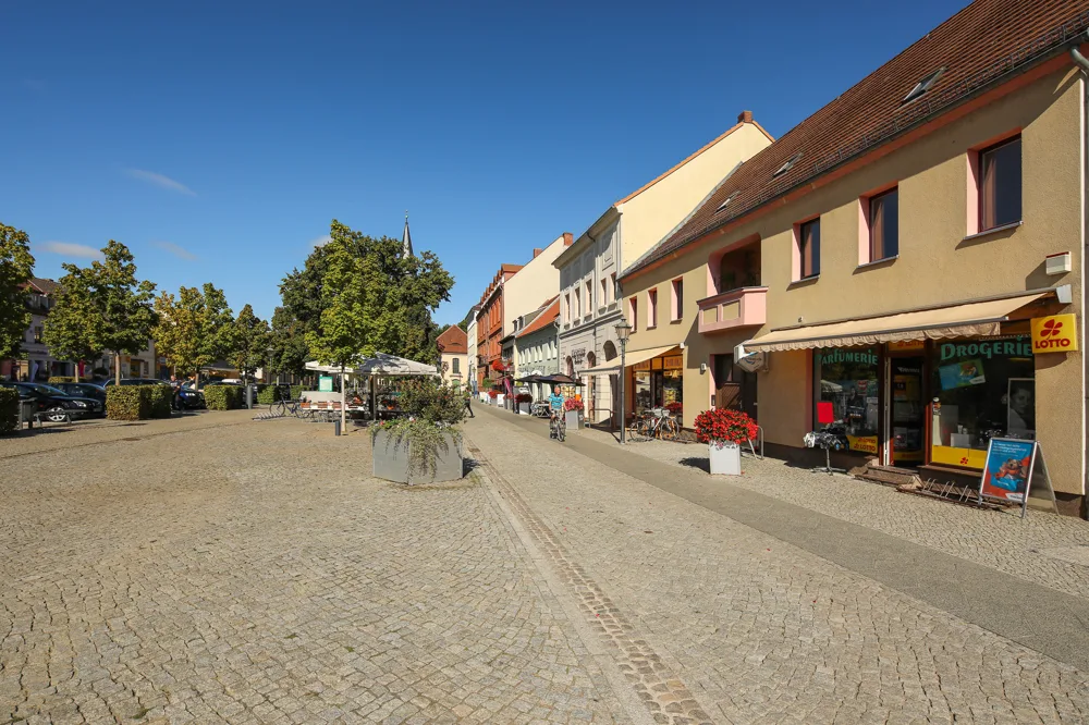 Blick auf den Marktplatz