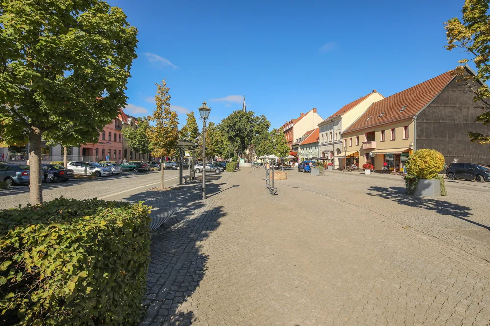 Blick auf den Marktplatz